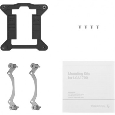 DEEPCOOL LGA1700 Mounting Bracket Kit ”EM172-MKNNIN-G-1”, CASTLE/GAMMAXX Liquid Coolers DEEPCOOL LGA1700 Mounting Bracket Kit ”EM172-MKNNIN-G-1”, CASTLE/GAMMAXX Liquid Coolers