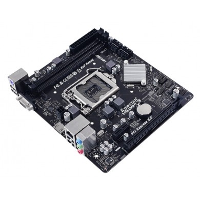 BIOSTAR H61MHV3, Socket 1155, Intel H61, Dual 2xDDR3-1600, CPU Intel graphics, VGA, HDMI, 1xPCI-E x16 3.0, 4xSATA2, 1xPCIe X1, Realtek ALC897 7-Ch HD Audio, Realtek RTL8111H GigaLAN, 4xUSB 2.0, mATX