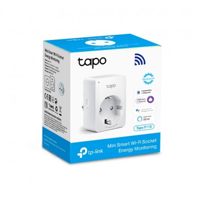 Mini Priza Wi-Fi inteligenta Wi-Fi розетка Tp-Link Tapo P110 / 16A / 3680W
