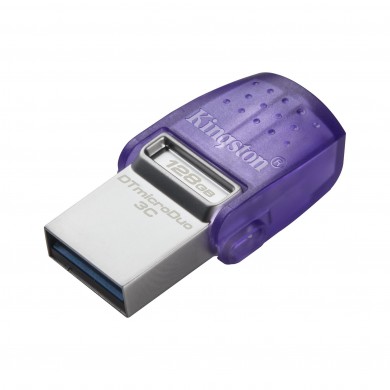Flash Drive USB-C/A Kingston DataTraveler microDuo 3C / 128GB/ 200 MByte/s