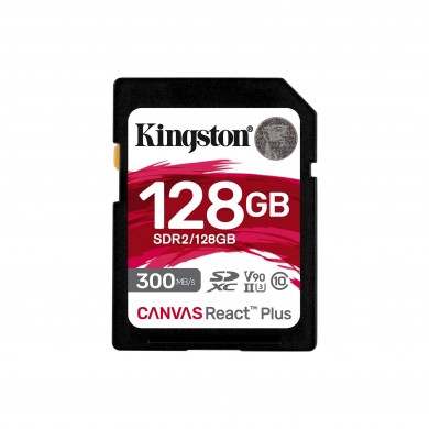 Card de memorie Kingston Canvas React Plus SD 128GB