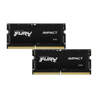 Memorie operativa Kingston FURY&reg; Impact DDR5-4800 SODIMM 64GB (Kit of 2*32GB)