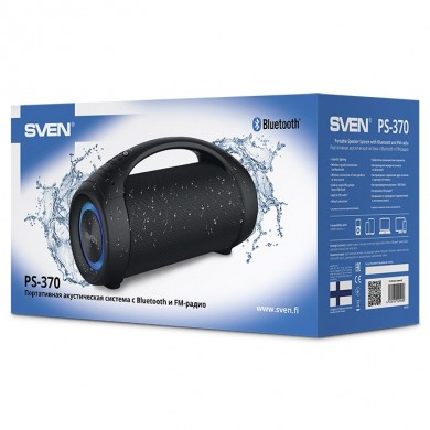 Boxa portabila SVEN PS-370 Black / 40W / Bluetooth / FM tuner / USB / microSD / TWS