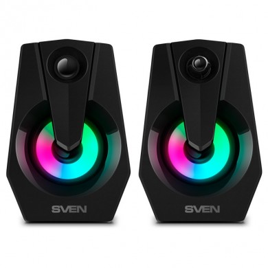 Boxe SVEN 370 / 6W / USB power / RGB / Black