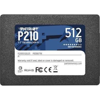 2,5" SSD Patriot P210 512GB