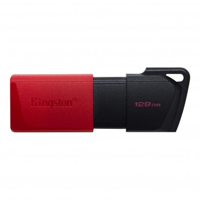 128GB USB3.2  Kingston DataTraveler Exodia M Black/Red (Read 100 MByte/s, Write 12 MByte/s)