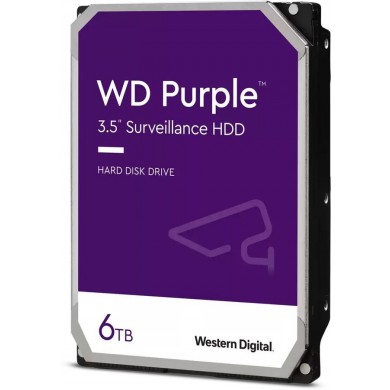 3.5&rdquo; HDD 6.0TB  Western Digital WD63PURZ Caviar&reg; Purple&trade;, CMR Drive, 5400rpm, 256MB, SATAIII