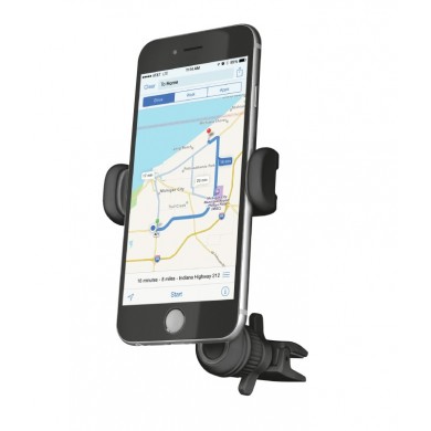 Car Holder  Trust AIRA Universal Car Vent Phone Holder Black