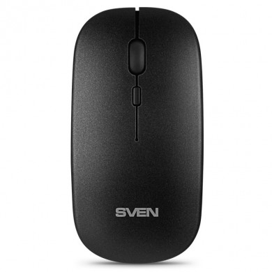 Wireless Mouse Optic SVEN RX-530S / 1600 dpi / rechargeable battery 400 mAh / Black