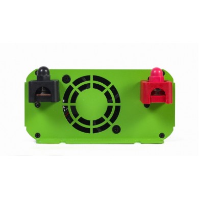 EnerGenie EG-PWC-PS1000-01, 12 V Pure sine wave car DC-AC power inverter, 1000 W, with USB port / 5V-2.1A,  Input: 10-16 VDC (accumulator directly) - Output: 230 VAC +/- 10% at 50 Hz (+/-1Hz), pure sine wave, THD < 3%, 90% efficiency