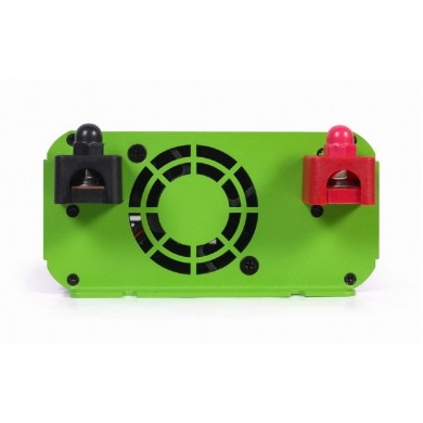 EnerGenie EG-PWC-PS500-01, 12 V Pure sine wave car DC-AC power inverter, 500 W, with USB port / 5V-2.1A, Input: 10-16 VDC (accumulator directly) - Output: 230 VAC +/- 10% at 50 Hz (+/-1Hz), pure sine wave, THD < 3%, 90% efficiency