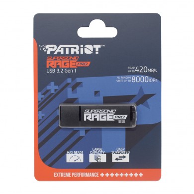 Flash Drive USB Patriot Supersonic Rage Pro / 128GB / 420MB/s
