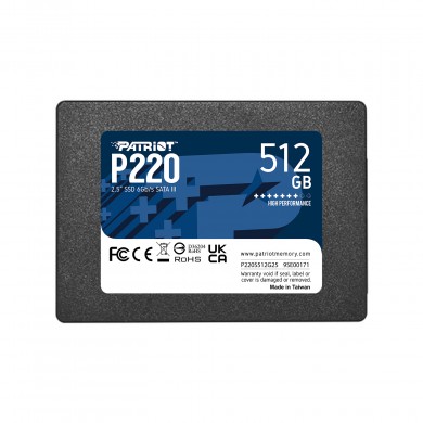 2,5" SSD Patriot P220 512GB