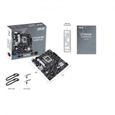 Placa de baza ASUS PRIME B760M-K D4 / 1700 / B760 / DDR4 / mATX