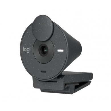 Camera Web Logitech Brio 300 / 1080p / auto light correction / noise-reducing mic / USB-C / Graphite
