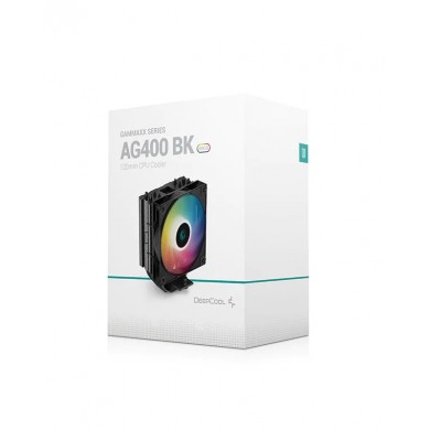 Cooler DEEPCOOL AG400 BK ARGB / Universal / 220W / 500~2000rpm, <31.6dBA / 75.89CFM / Black