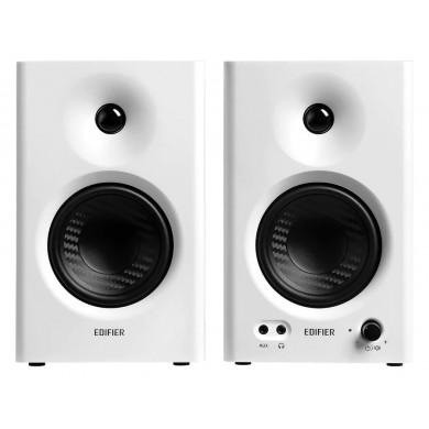 Monitore de studio Edifier MR4 White / 42W RMS / balanced TRS / AUX / wooden / (4&rdquo;+1')