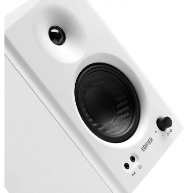 Monitore de studio Edifier MR4 White / 42W RMS / balanced TRS / AUX / wooden / (4&rdquo;+1')