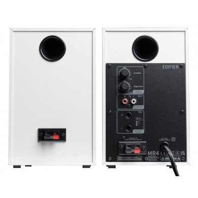 Monitore de studio Edifier MR4 White / 42W RMS / balanced TRS / AUX / wooden / (4&rdquo;+1')