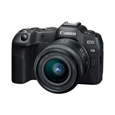 Aparat foto mirrorless CANON EOS R8 + RF 24-50 f/4.5-6.3 IS STM  (5803C016) Black