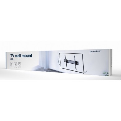 TV-Wall Mount for 37-70&rdquo;- Gembird &rdquo;WM-70T-02&rdquo;, Tilt, max. 40 kg, Tilting angle up to 24&deg;, Distance TV to Wall: 53 mm, max. VESA 600 x 400, Black