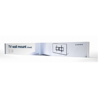 TV-Wall Mount for 37-80&rdquo;- Gembird &rdquo;WM-80F-01&rdquo;, Fixed, max. 70 kg, Distance TV to Wall: 29 mm, max. VESA 600 x 400, Black