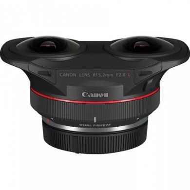 Obiectiv VR Dublu &rdquo;Ochi de peste&rdquo; Canon RF 5.2mm f/2.8 L DUAL FISHEYE (5554C005)