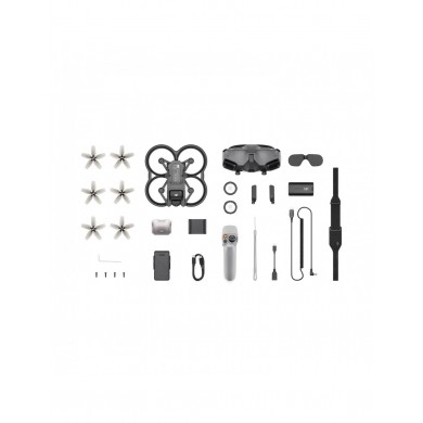 Drona DJI Avata Pro-View Combo (DJI RC Motion 2)  Kit (952219) / Autonomy 18min / 48MP, F/2.8, 4K60 / Gimbal one axis / 97 KM/h / 20GB / DJI GOGGLES 2