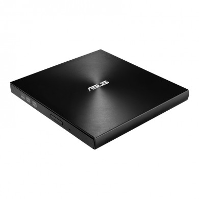 External DVDRW Drive ASUS ZenDrive U9M, Portable Ultra-Slim -13mm, Super-Multi DVDR+8x/-8x, RW+8x/-6x, DL+6x/-6x, M-DISC, Includes two cables for USB Type-C and Type-A, USB2.0 (USB-C/USB-A), Black, Retail