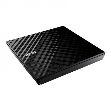 External DVDRW Drive ASUS ZenDrive SDRW-08D2S-U LITE, Portable Slim 14mm, Super-Multi DVDR+8x/-8x, RW+8x/-6x, DL+6x/-6x, M-DISC support for lifetime data backup, USB 2.0, Black, Retail
