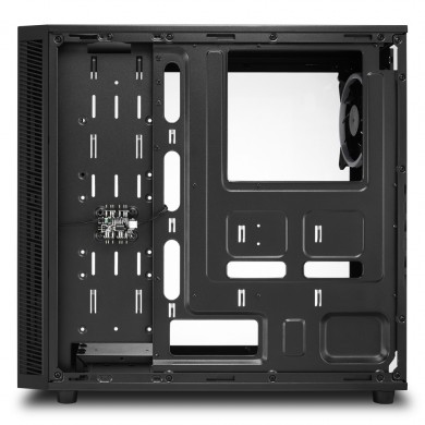 Carcasa Sharkoon TG4 RGB / no PSU / Side panel / 4x120mm A-RGB LED / ATX / Black