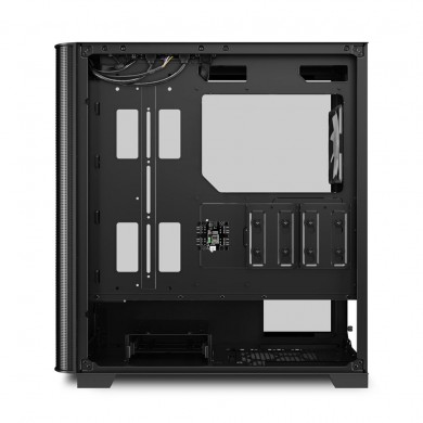 Carcasa Sharkoon M30 RGB / no PSU / Side panel / 1x120mm A-RGB LED / ATX / Black