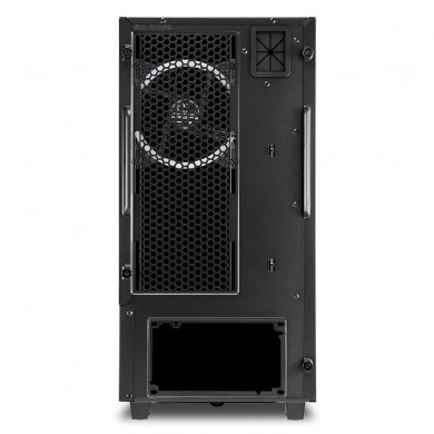 Carcasa Sharkoon REV 100 / no PSU / Side panel / 1x120mm A-RGB LED + 1x 120mm / ATX / Black