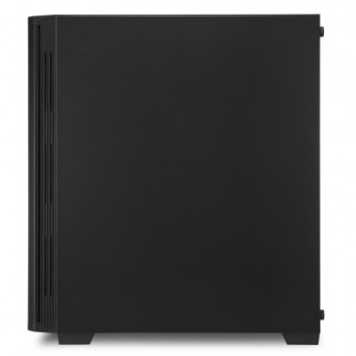 Carcasa Sharkoon RGB LIT 200 / no PSU / Side panel / 1x120mm, 1x120mm A-RGB LED, 2xARGB LED Strip / ATX / Black