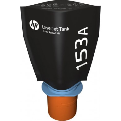 HP 153A (W1530A) Black Original LaserJet Tank Toner Reload Ki for LaserJet Tank 1502w, 2502dw, 1602w, 2602dn, 2602sdn, 2602sdw, 2500 p.