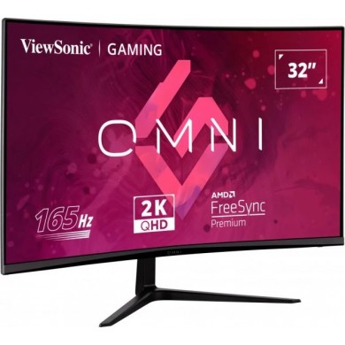 31.5&rdquo; Monitor Gaming VIEWSONIC VX3218C-2K / 2K / Curved / 1ms / 165Hz / Black