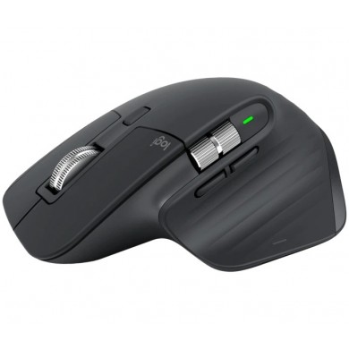 Mouse Wireless Logitech MX Master 3S / 2.4GHz and Bluetooth / 7 buttons / 200-8000 dpi / Graphite