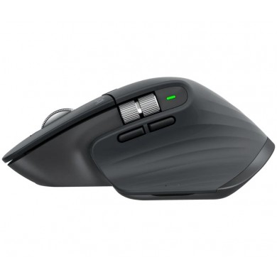 Mouse Wireless Logitech MX Master 3S / 2.4GHz and Bluetooth / 7 buttons / 200-8000 dpi / Graphite