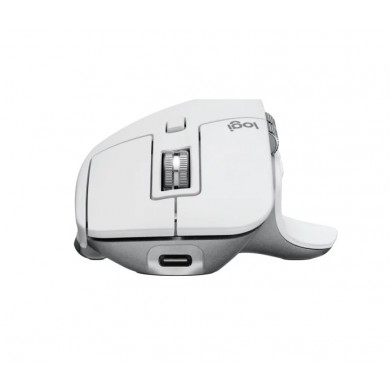 Mouse Wireless Logitech MX Master 3S / 2.4GHz and Bluetooth / 7 buttons / 200-8000 dpi / Pale Grey