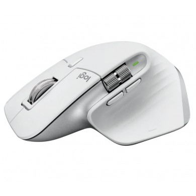 Mouse Wireless Logitech MX Master 3S / 2.4GHz and Bluetooth / 7 buttons / 200-8000 dpi / Pale Grey