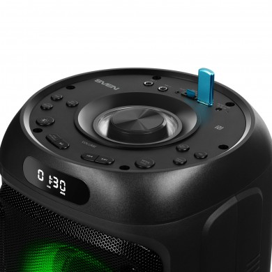Boxa portabila SVEN PS-770 Black / 100W / Bluetooth / FM tuner / USB / microSD