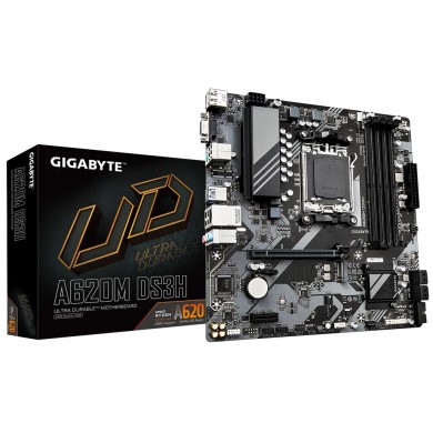 Placa de baza GIGABYTE A620M DS3H / AM5 / A620 / DDR5 / mATX