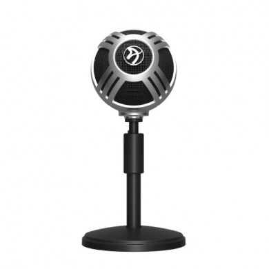 Microfon pentru Streaming AROZZI Sfera Pro, Silver