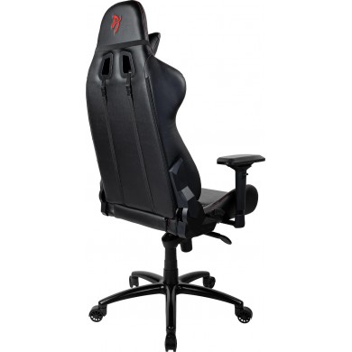 Fotoliu Gaming AROZZI Verona Signature PU / 120-130kg / 165-190cm /  Black /Red logo
