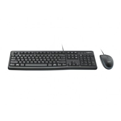 Tastatura si mouse Logitech MK120, Black