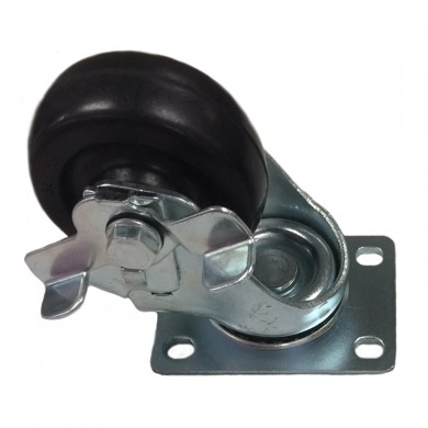 VIEWSONIC EP-WHL-005, Wheels for EP5520_EP5540_EP5540T, with Brake x 4, Screw Hole 73 x 45 M8, Black