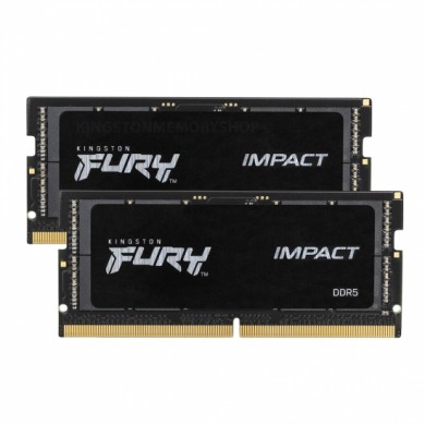 Memorie operativa Kingston FURY&reg; Impact DDR5-5600 SODIMM 32GB (Kit of 2*16GB)