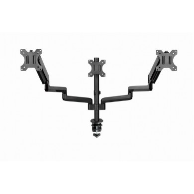 Suport reglabil pentru 3 monitoare cu montare pe birou  (rotativ)  13&rdquo;-27&rdquo;, Gembird MA-DA3-01