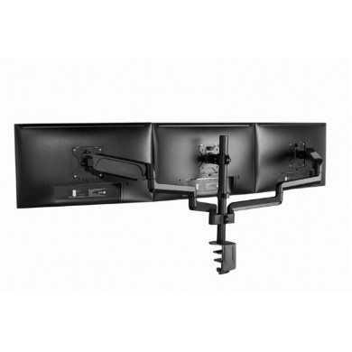 Suport reglabil pentru 3 monitoare cu montare pe birou  (rotativ)  13&rdquo;-27&rdquo;, Gembird MA-DA3-01