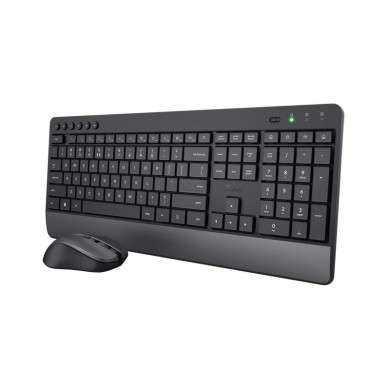 Tastatura si Mouse Wireless Trust Trezo, Black
